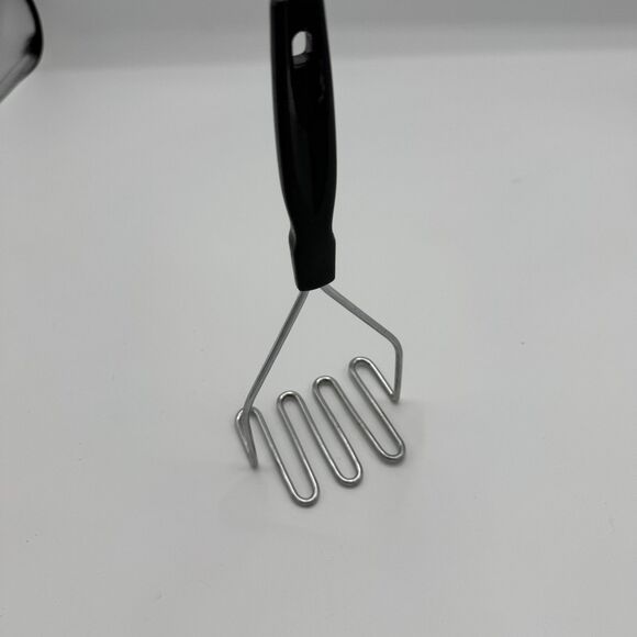 Potato Vegetable‎ Masher Black Handle Utensil - Picture 5 of 7